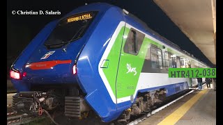 Trenitalia  HTR412038 in arrivo ad OzieriChilivani [upl. by Blockus]