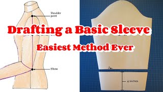 Learn to Cut a Basic Sleeve Like a Pro  Complete Guide for Beginners [upl. by Assenov]