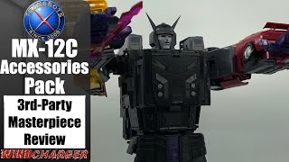 Transformers Masterpiece Review XTransbots MX12C Monolith Menasor Accessories Pack [upl. by Johnston260]