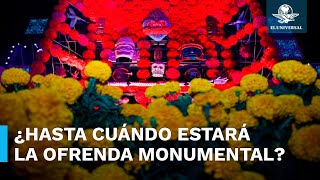 Apresúrate a visitar la Ofrenda Monumental 2024 ¡queda poco tiempo [upl. by Nerret]