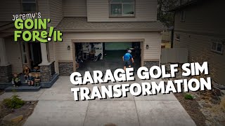 Epic Luxury Garage Golf Simulator Transformation [upl. by Oilicec367]