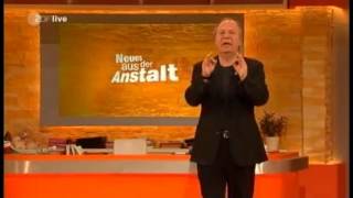 Wilfried Schmickler Ein Gedicht über die Gier Neues aus der Anstalt 22 03 11 [upl. by Ahsilahk]