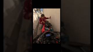 Bike Live Crash 💯😱 wait for the end shorts viral bikerider bike bikelover biker bikeride [upl. by Aynad]