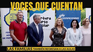 Voces que cuentan Las familias reivindican su lugar en la educación [upl. by Victoria595]