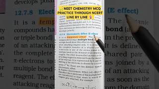 34SOME BASIC PRINCIPLES AND TECHNIQUESORGANIC CHEMISTRY NCERTDREAM AIIMSNEETELECTROMERIC EFFECT [upl. by Lladnew]