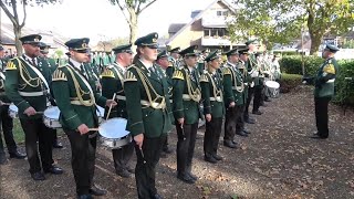 Schützenfest in Grevenbroich Neu Elfgen 2024  Gefallenenehrung und grosser Zapfenstreich 13102024 [upl. by Bradski592]