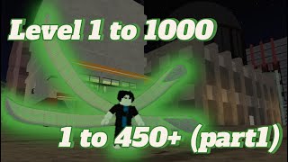 RoGhoul RoGhoul level 1 to 1000 part1 Roblox [upl. by Blinny274]