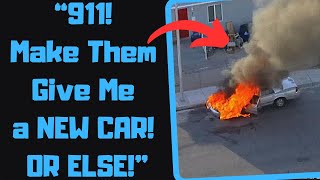 rMaliciousCompliance  Smug Karen DESTROYS Her Own Car Tells Cops I Did It [upl. by Mariya]