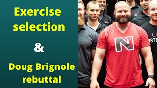 Doug Brignole rebuttal exercise selection and biomechanics with Kassem Hanson [upl. by Ariamat924]