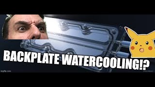 MP5WORKS Backplate Waterblock Install  Temps [upl. by Aitital]