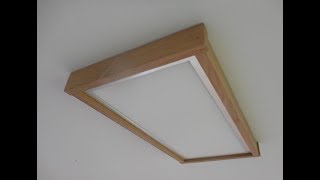 Einen Holzrahmen für LEDPanel bauen [upl. by Nichy]