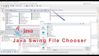 Java swing file chooser JFileChooser UIManager by OS [upl. by Leboff]