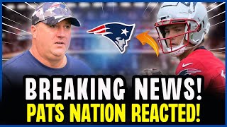 🏈🔥 URGENT NEWS QB CHANGES A BUSY DAY IN FOXBORO  PATRIOTS NEWS [upl. by Etiuqal]