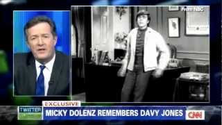 Piers Morgan Micky Dolenz Remembers Davy Jones [upl. by Johanna577]