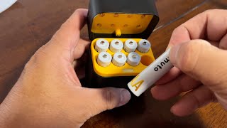 Imuto Rechargeable Lithium Aa Batteries With Fast Charger [upl. by Keen]