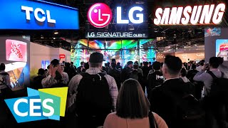 New TVs from CES 2024  Walking Tour [upl. by Fabozzi]