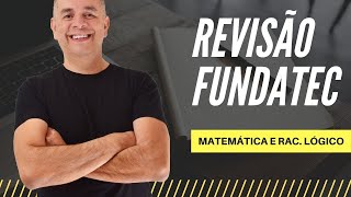 MATEMÁTICA E RACIOCÍNIO LÓGICO  REVISÃO FUNDATEC  PROF JORGE BART [upl. by Ailene]