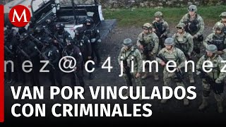 En Operación Enjambre detienen a 3 jefes de policía en Edomex por nexos con el crimen [upl. by Lifton]