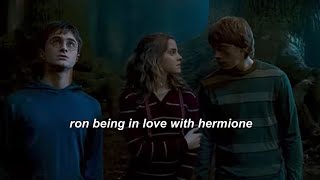 ron weasley being in love with hermione granger [upl. by Aitnyc]