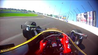 VISOR CAM James Hinchcliffe at Gateway Motorsports Park [upl. by Oringa]