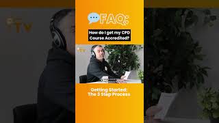 How do I get my CPD Course Accredited  Getting Started on The 3 Step Process 🏁 cpdaccreditation [upl. by Cavallaro]