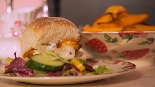 Belfast Telegraph Chicken Tikka Burgers at the Little Pink Kitchen [upl. by Sialac953]