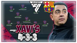 Replicate Xavis Barcelona Tactics in FC24 [upl. by Larcher]