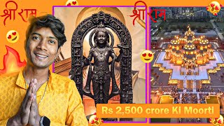 Shri Ram Lalla Pran Pratishtha reaction video🙏🕉💖🚩  BREAK BOY ARVIND aayodhya jaishreeram [upl. by Ynnod292]