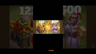 121 th16 vs 600 grand warden clashofclans shorts viral [upl. by Eniawd]