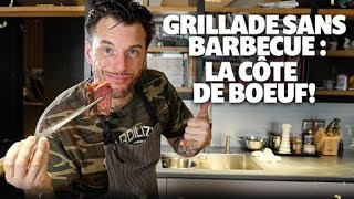 Recette de Norbert  Grillade sans barbecue  la côte de boeuf [upl. by Manolo]