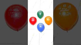 4 Happy Water Color Balloons Popping Reverse Video Asmr Satisfying [upl. by Tnarg]