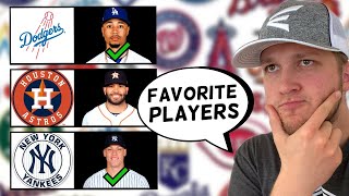 My Favorite Player From EVERY MLB Team [upl. by Maillil]