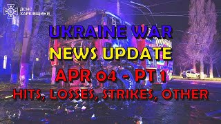 Ukraine War Update NEWS 20240404a Pt 1  Overnight amp Other News [upl. by Katlin]