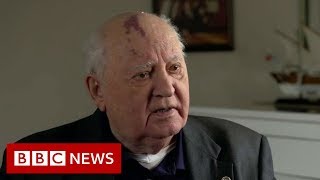 Mikhail Gorbachev World in ‘colossal danger’  BBC News [upl. by Anaz]