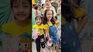 Prisha or Amaira ko cotton candy bhot pasand h😍 prishaandmom thegeetagurjar shorts viralvideo ￼ [upl. by Ecined]