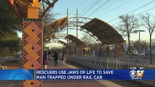 Man Said He Was Pushed Onto DART Train Tracks In Oak Cliff [upl. by Enrica635]