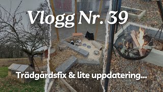 Vlogg Nr 39  Trädgårdsfix amp lite uppdatering [upl. by Ammann]