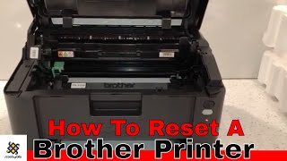 How To Reset A Brother Printer [upl. by Nelehyram]