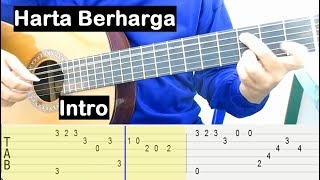 Belajar Gitar Harta Berharga Intro [upl. by Aettam]