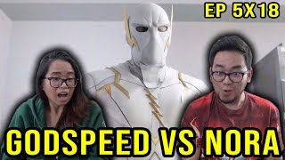 THE FLASH Season 5 Episode 18 REACTION GODSPEED 5x18 REVIEW [upl. by Hanima]