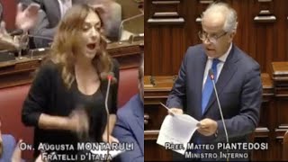 FRATELLI DITALIA INTERROGA IL MINISTRO PIANTEDOSI SULLA MANIFESTAZIONE DI ROMA [upl. by Allred]