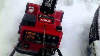 Plowing with the toro ccr 2000e [upl. by Arraik]