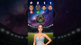 Ronaldo🐐 vs Neymar jr😍 vs Mbappe🐢 vs Messi👑  Georgina pregunta [upl. by Rinna]