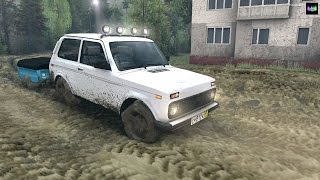 SpinTires обзор мода  Ваз 2121 Нива [upl. by Aedrahs301]