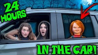 24 Hours In The CAR With My BEST FRIEND Beware Of Chucky [upl. by Jeramey]