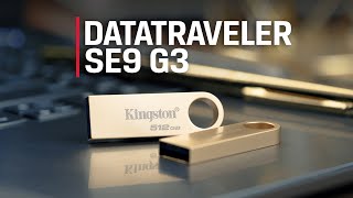 Premium highperformance USB flash drive – Kingston DataTraveler SE9 G3 [upl. by Gurl169]