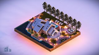 Architecture Axonometric Diagram resort with Lumion pro 2023  SketchUp  4K [upl. by Rollo]