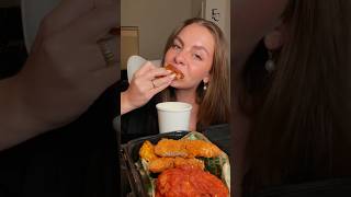 Ultimate Wingstop Mukbang Crispy Chicken Tenders and Corn Feast  wingstop shorts mukbang [upl. by Michail585]