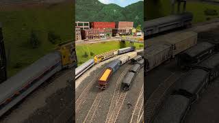 Model Railroading is Fun trains railroad modelrailroad toytrains hoscale amtrak [upl. by Emoreg]