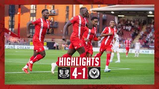 Carabao Cup Highlights Leyton Orient 41 Newport County [upl. by Eednam]